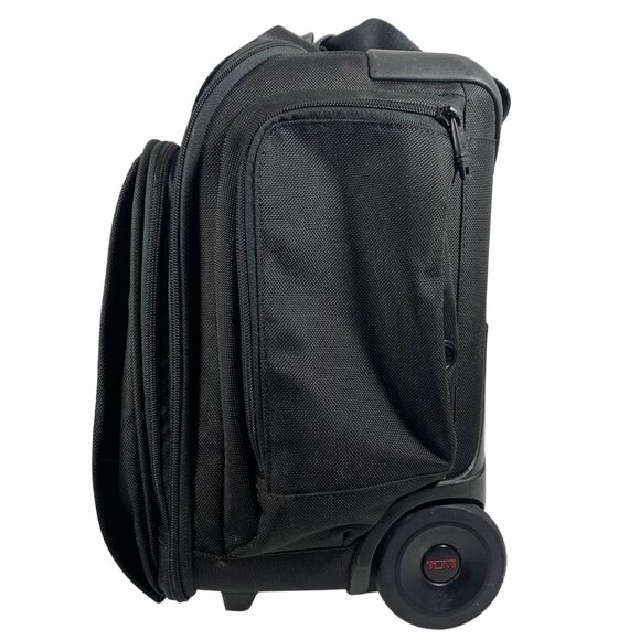 TUMI Alpha 2 Business Case Carry-On 2-Wheel Roller Expandable Handle MCR Monogra - Picture 8 of 12